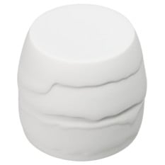 Costa Verde Terra White Round Podium 10cm/4" (Pack of 4)