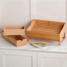 Comas Beech Wood Crates 53 x 16.2cm (Pack of 4)