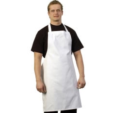 White Bib Apron