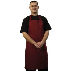 Claret Bib Apron