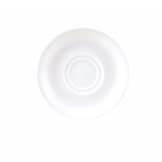 Porland Academy Curve Double Well Saucer 15cm/5.9" (Pack of 6)