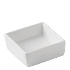 Titan White Square Dish 2.5"/6.6cm (Pack of 72)