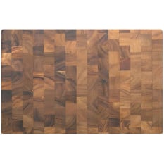 Acacia Wood End Grain Chopping Board 18 x 12 x 1.75"