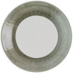 Bamboo Ceramic Spinwash Alpine Deep Coupe Plate 25.5cm/10" (Pack of 12)
