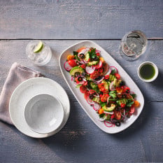 Steelite Amari Pepper Nordic Tray 29cm/11.5" (Pack of 6)