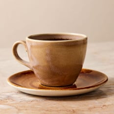 Steelite Aurora Vesuvius Amber Liv Cup 230ml/8oz (Pack of 12)
