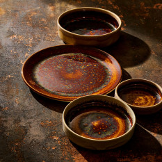 Steelite Vesuvius Amber Coupe Plate 30cm/12" (Pack of 12)