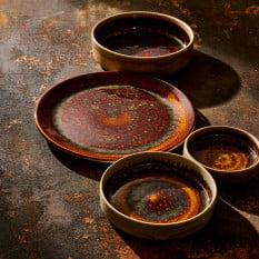 Steelite Vesuvius Amber Coupe Plate 23cm/9" (Pack of 12)
