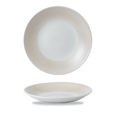 Isla Spinwash Coastal Sand Deep Coupe Plate 10.625 Inch (Pack of 12)