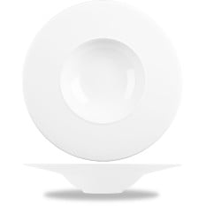 Churchill Alchemy Ambience White Medium Rim Bowl 28cm 28.4cl