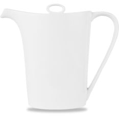 Churchill Alchemy Ambience White Oval Coffee Pot 15.5cm 51.1cl