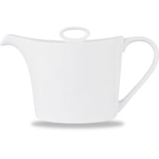 Churchill Alchemy Ambience White Oval Teapot 12cm 42.6cl