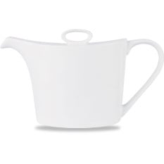 Churchill Alchemy Ambience White Oval Teapot 13.5cm 71cl