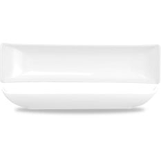 Churchill Alchemy Balance White Buffet Boat Dish 15.375 Inch
