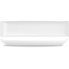 Churchill Alchemy Balance White Buffet Boat Dish 20.375 Inch