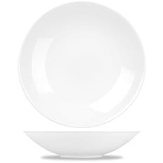 Churchill Alchemy Balance White Coupe Bowl 10.5 Inch