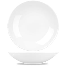 Churchill Alchemy Balance White Coupe Buffet Bowl 15.25 Inch