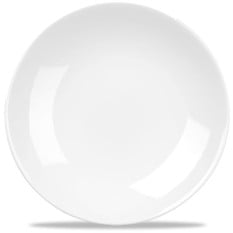 Churchill Alchemy Balance White Coupe Plate 10.625 Inch