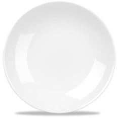 Churchill Alchemy Balance White Coupe Plate 6.5 Inch