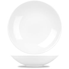 Churchill Alchemy Balance White Coupe Bowl 8 Inch