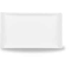 Churchill Alchemy Balance White Rectangle Buffet Tray 7 Inch