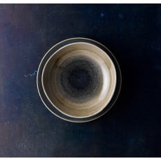 Churchill Stonecast Aqueous Bayou Blue Round Trace Bowl 25.3cm/9.94" 1.1L/38.71oz (Pack of 12)