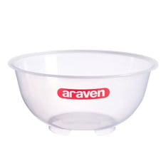 Araven Polypropylene Mixing Bowl Clear 7 Litre