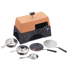 Artesà Terracotta Mini/Tabletop Pizza Oven 28 x 15.5 x 22cm/ 11" x 6.1" x 8.6"