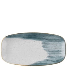 Churchill Stonecast Accents Blueberry Chefs’ Oblong Plate 30 x 15.3cm/11.75 x 6" (Pack of 12)