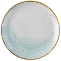 Churchill Stonecast Accents Duck Egg Blue Evolve Coupe Plate 28.8cm/11.25" (Pack of 12)