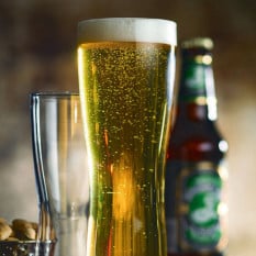 Aspen Beer Glasses 290ml/10oz CE/UKCA Half Pint Nucleated (Pack of 24)