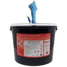 Alcohol Surface Disinfectant Wipes Large Commercial Tub of 1000