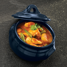 Rustico Azul Bellied Casserole 11.5x6cm/4.5x2.25" (Pack of 6)