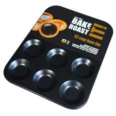 Non Stick 12 Hole Muffin/Yorkshire Pudding Tin 31.5 x 23.5 x 1cm