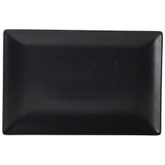 Luna Stoneware Rectangular Coupe Plate 30 x 20cm Black