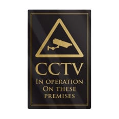 Traditional Bar Notices - CCTV in Operation