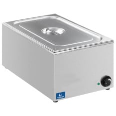 Hurricane Electric Bain Marie Wet Heat With GN 1/1 Gastronorm Pan & Lid