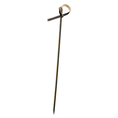 Bamboo Black Knotted Skewer 12cm (Pack of 100)