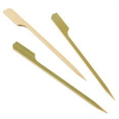Bamboo Paddle Skewers 12cm x100