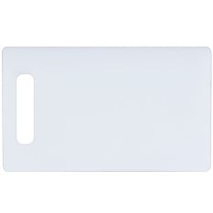 White Bar Chopping Board Low Density With Handle 10 x 6 x 0.5"