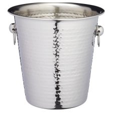 Hammered Stainless Steel Champagne Bucket