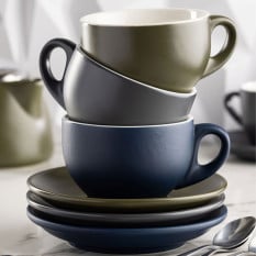 Barista Mighty Matt Navy Cup 350ml/12.25oz (Pack of 6)