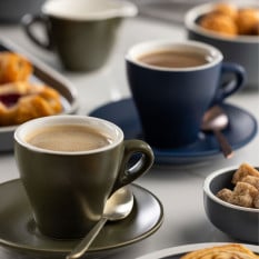 Barista Tulip Matt Navy Cup 180ml/6.25oz (Pack of 12)