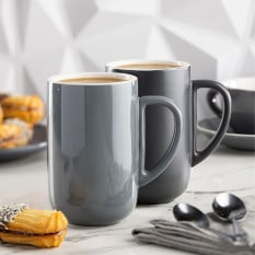 Barista Matt Grey Bullet Mug 320ml/11oz (Pack of 6)