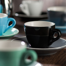 Barista Black Saucer 15.5cm/6" (Pack of 6)
