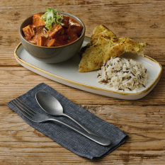 Churchill Stonecast Barley White Oblong Chefs Plates 30 x 15.4cm/11.75 x 6" (Pack of 6)