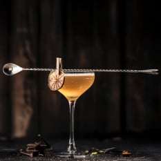 Gold Teardrop Bar Spoon 45cm