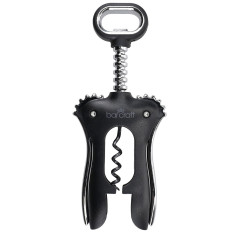 BarCraft Double Handled Winged Corkscrew Black