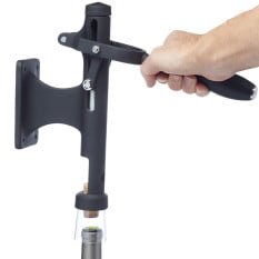BarCraft Galvanised Steel Wall Mounted Corkscrew