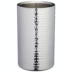 Double Walled Hammered Stainless Steel Wine Cooler